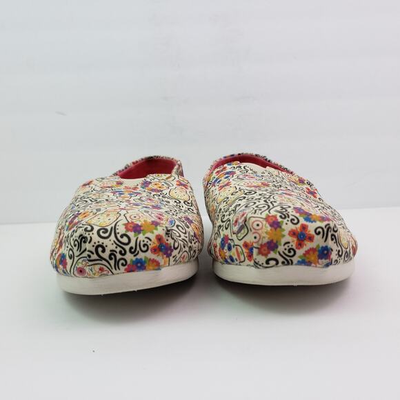 Toms Alpargata Dia de los Muertos Womens Size 11 Day of Dead Canvas Casual Shoes - Picture 6 of 12